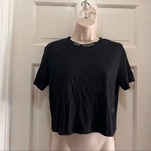 Black forever 21 crop top